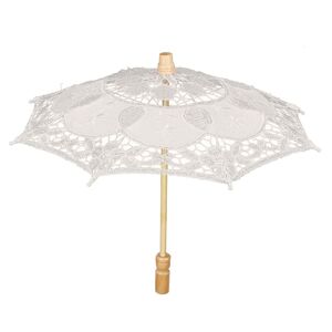 Parapluie En Dentelle Pour Mariage, Parasol De MariéE, Accessoires De Photographie, Fournitures De Mariage, Beige - Publicité