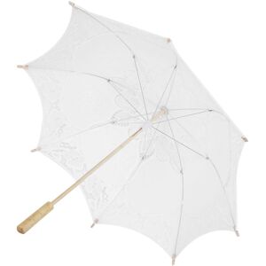 Parapluie En Dentelle Pour Mariage, Parasol De MariéE, Accessoires De Photographie, Fournitures De Mariage, Blanc - Publicité