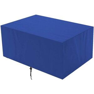 Housse De Protection Salon Table Jardin Bache Résistant Pour Meubles Uv Rectangulaire Meuble Extérieur Étanche Tissu Oxford Imperméable Couverture Canapé Chaises 190x125x80cm(75x49x31in)/Bleu - Publicité