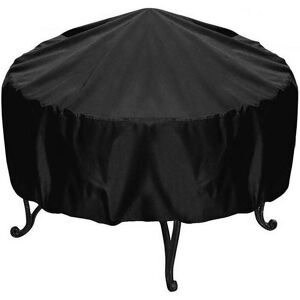 Noir Housse De Protection Salon De Jardin 180x90cm, Ronde Imperméable Anti-Uv Bache Table De Jardin Pour Chaise Jardin Exterieur. - Noir - Publicité