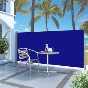 Vidaxl Auvent Latéral Rétractable 120 X 300 Cm Bleu - Publicité