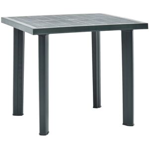 vidaXL Table De Jardin Vert 80x75x72 Cm Plastique - Publicité