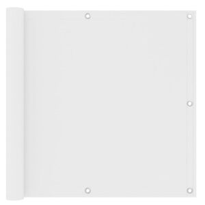 Vidaxl Écran De Balcon Blanc 90x600 Cm Tissu Oxford - Publicité