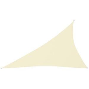 Vidaxl Voile De Parasol Tissu Oxford Triangulaire 3x4x5 M Crème - Publicité