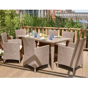 Allibert Chaises À Dîner De Jardin 2 Pcs Iowa Cappuccino - Publicité