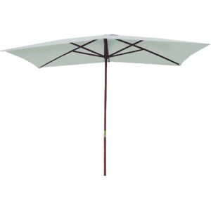 Parasol Rectangulaire Oleron - Gris - Publicité