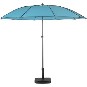 Hesperide Parasol Droit Rond Bogota - Inclinable - Diam. 250 Cm - Bleu Émeraude - Publicité