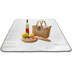 Tapis De Pique-Nique Portable Et Étanche, Matelas De Plage Pliable Pour Camping En Plein Air, Grand Tapis De Couchage Ultraléger, Couverture De Pique-Nique - Publicité