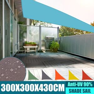 Pare-Soleil Triangulaire Imperméable, Auvent D'extérieur, Voile D'ombrage De Piscine De Jardin, Tapis De Camping - Publicité