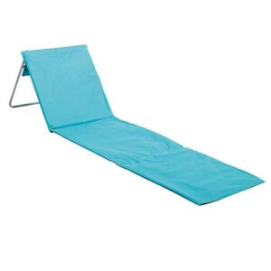 Essenciel Matelas De Plage Léger Et Pliable, Avec Poche Zippée Et Sangle De Maintien, Turquoise, Tube En Acier, Imperméable - Publicité