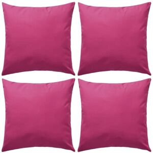 Vidaxl Oreiller D'extã©Rieur 4 Pcs 45 X 45 Cm Rose - Publicité