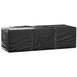 Vidaxl Sac De Rangement Pour Coussins De Jardin Noir 135x40x55 Cm Pe - Publicité