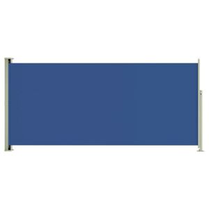 Vidaxl Auvent Latéral Rétractable De Patio 140x300 Cm Bleu - Publicité