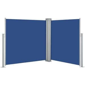 Vidaxl Auvent Latéral Rétractable Bleu 120 X 600 Cm - Publicité