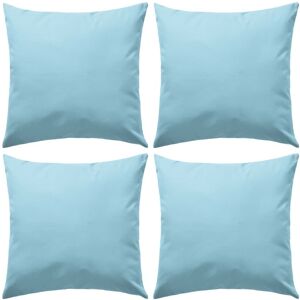 Vidaxl Oreiller D'extã©Rieur 4 Pcs 45 X 45 Cm Bleu Clair - Publicité