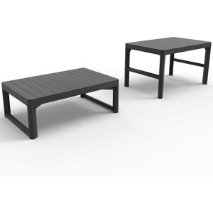 Allibert Keter Table De Jardin Lyon Graphite 232300 - Publicité