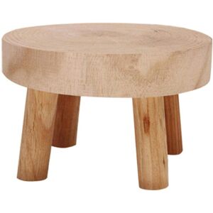 Support Pour Plantes En Bois, Mini Tabouret, Support Pour Plantes Grasses, Pot De Fleurs, Support En Bois, Support Pour Intérieur Ou Extérieur, Décoration Rustique De Jardin - Publicité