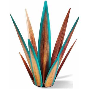 Grande Sculpture Rustique en , Plantes D'Agave en M¿¿Tal Rustique pour Patio Ext¿¿Rieur, D¿¿Coration D'Int¿¿Rieur Peinte ¿¿ la Main 27 Cm - Publicité