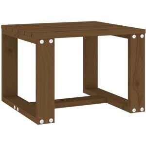 Vidaxl Table D'appoint Jardin Marron Miel 40x38x28,5cm Bois Massif Pin - Publicité