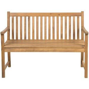 Beliani Banc De Jardin En Bois D'acacia Certifi¿ 120 Cm - Publicité