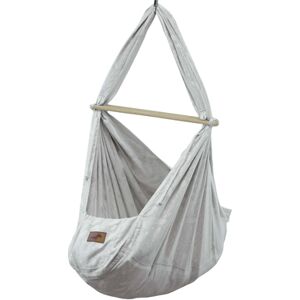 SCHMUSEWOLKE Hamac a ressort bebe Dreamcatcher Warm Grey