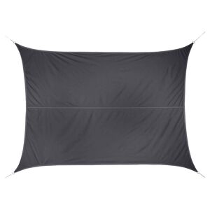 Hespéride Voile d'ombrage rectangulaire CURACAO Gris 4 x 3 m - Polyester Hespéride