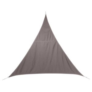 Hespéride Voile d'ombrage triangulaire CURACAO Taupe 4 x m - Polyester Hespéride