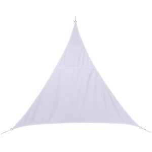 Hespéride Voile d'ombrage triangulaire CURACAO Blanc 2 x m - Polyester Hespéride