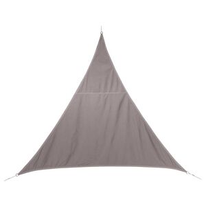 Hespéride Voile d'ombrage triangulaire CURACAO Taupe 2 x m - Polyester Hespéride