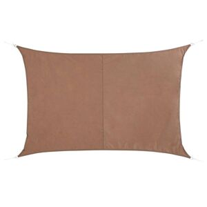Hespéride Voile d'ombrage rectangulaire CURACAO Taupe 3 x 2 m - Polyester Hespéride