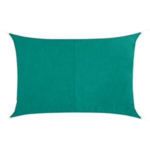 Hespéride Voile d'ombrage rectangulaire CURACAO Émeraude 4 x 3 m - Polyester Hespéride