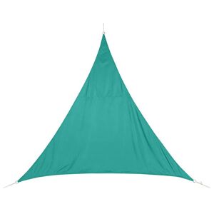 Hespéride Voile d'ombrage triangulaire CURACAO Émeraude 5 x m - Polyester Hespéride