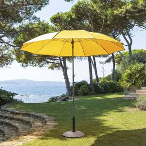 Hespéride Parasol droit rond inclinable BOGOTA Safran 2,5 m - Acier traité époxy Ancien prix : 69,99€ Hespéride