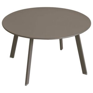 Hespéride Table d'appoint de jardin ronde SAONA Tonka 70 x 40 cm - Acier traité époxy Hespéride