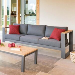 Hespéride Canapé de jardin EMPERIA Graphite Acacia certifié FSC® - Ancien prix : 899€ Hespéride