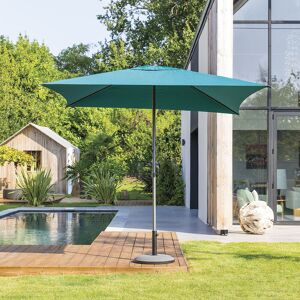 Hespéride Parasol droit carré SOYA Bleu canard 2,5 x m - Acier Ancien prix : 39,99€ Hespéride