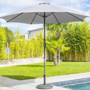 Hespéride Parasol droit rond SISKO Ardoise 2,7 m - Aluminium Ancien prix : 99,99€ Hespéride