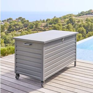 Hespéride Coffre de rangement MENANGO Graphite S 150 x 73,5 83 cm - Aluminium traité époxy Hespéride