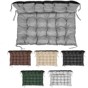 AIOFACTORY OGROD Coussin de jardin pour banc en palettes Euro, balançoire, siège imperméable, noué avec des ficelles, 120x80 cm, différentes couleurs - Publicité