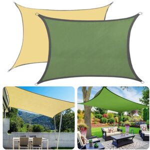 1 ensemble de tissu pare-soleil résistant aux déchirures, facile à installer, auvent résistant à la rouille pour jardin extérieur - Publicité