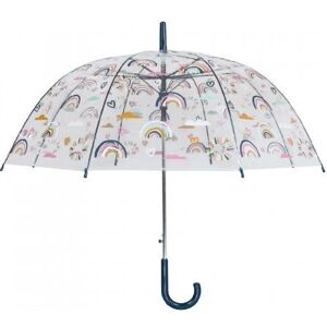 Susino Womens/Ladies Rainbow & Hearts Dome Umbrella - Publicité