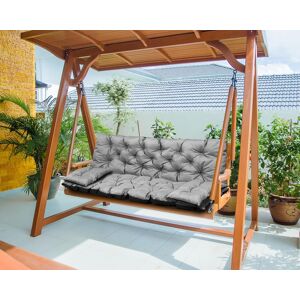 Coussin de jardin pour banc, balançoire, imperméable avec ficelles, noué + petits oreillers - Publicité