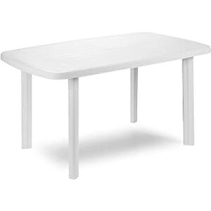 PROGARDEN 9694329 Table Modulaire, Blanc, 137 x 85 x 72 cm - Publicité