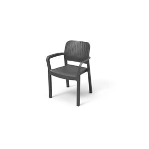 Keter Bella Chair Graphite, Rotin Résine, Gris, Standard - Publicité