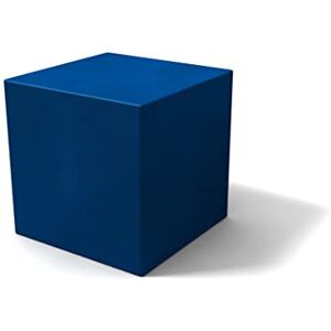 Kloris Cubo Tabouret de Table carrée 35 x 35 x 35 cm en polyéthylène Bleu pour Jardin et intérieur, fabriqué en Italie - Publicité