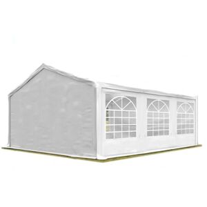 TOOLPORT Tente de réception 4x6m Tente réception Solide PVC 600 N Bâche étanche et Montage Rapide - Publicité