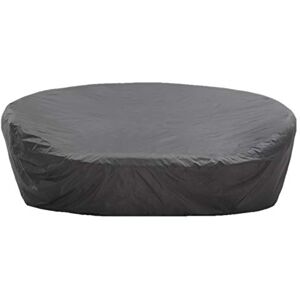 KaufPirat Premium Bâche Bain de Soleil Ronde Ø 265x85 cm Mobilier de Jardin Housse de Table de Jardin Couvercle de Protection Couvrant Couverture 900 D 500 GR ML 6000 mm étanchéité Anthracite - Publicité