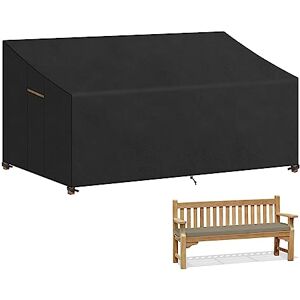 VANSHEIM Housse Banc de Jardin 4 Places Housse de Protection Banc Extérieur Housse de Banc de Jardin 4 Places Housse Canape Exterieur Imperméable Bâche de Banc Housse Salon de Jardin 190x80x63/89cm - Publicité