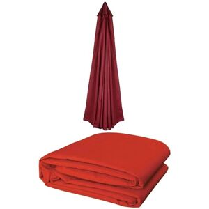 TZUFA Rechange Toile De Parasol De Jardin (2.7m/3.0m) Auvent De Rechange pour Parasol De Terrasse, 6 Baleines/8 Baleines, Anti-UV Extérieur Parasols Auvent De Rechange (Color : Red, Size : 2.7m/8-ribs) - Publicité