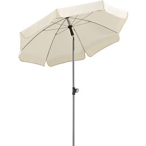 Schneider Parasol Locarno, Nature, env. 150 cm Ø, en 8 Parties, Rond - Publicité